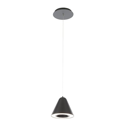 Dweled Kone 6in LED Pendant 3000K in Black PD-720